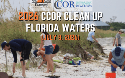 Keep Collier Beautiful and Coconut Coast Organization of Realtors Invite Volunteers to Join the 2026 Clean Up Florida Waters at Barefoot Beach